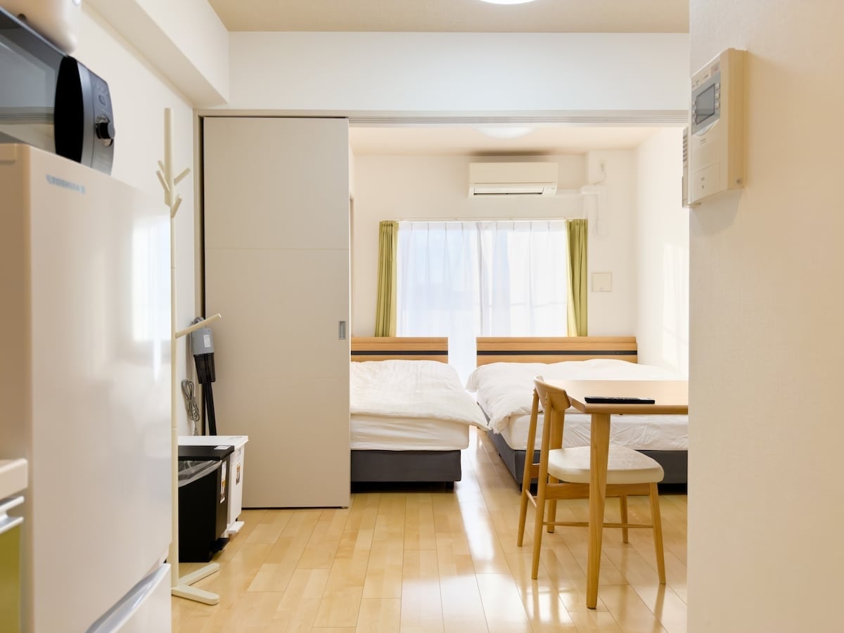 ダブルベッド2台付きアパートメント a76a3の室内写真8
